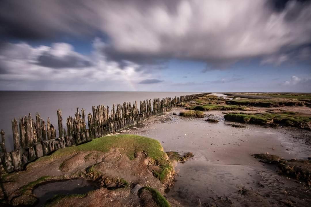 Vissershuisje Aan De Waddenzee Paesens Exteriör bild